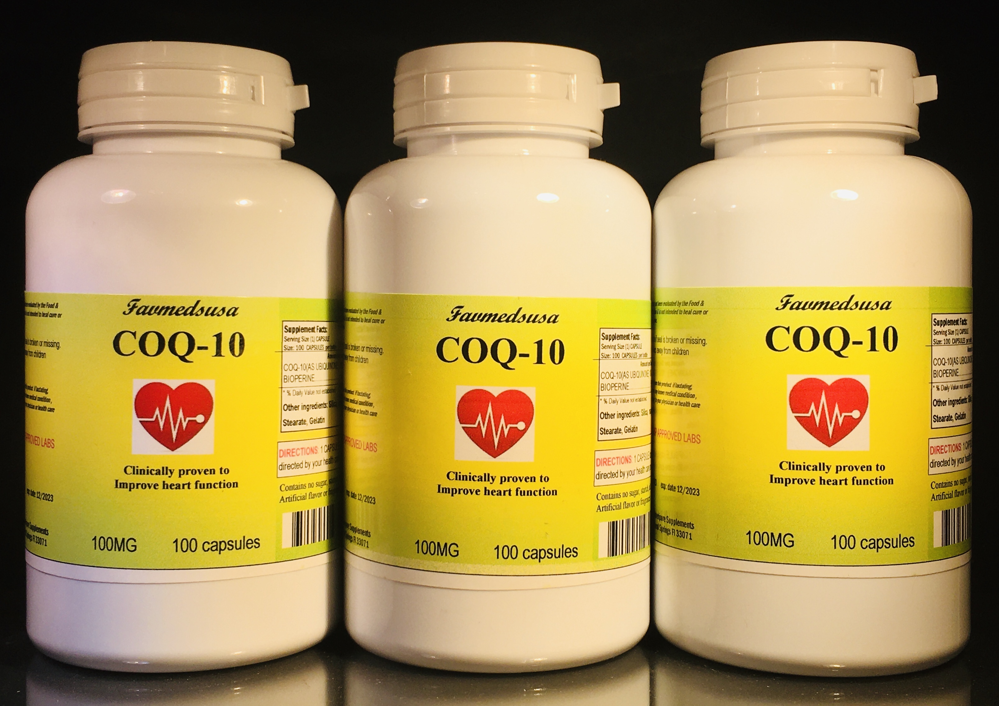 CoQ-10 100mg - 300 (3x100) capsules